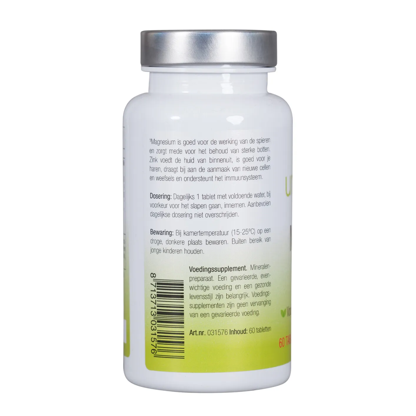 Unipharma Magnesium & Zink Tabletten (60 tabletten)