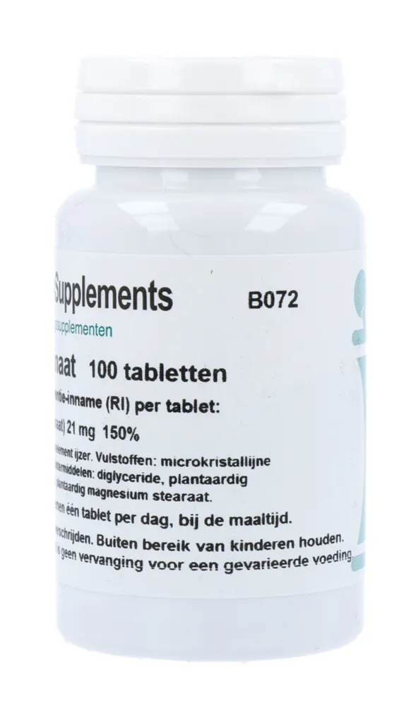 Verasupplements Ijzerbisglycinaat Tabletten (100 tabletten)