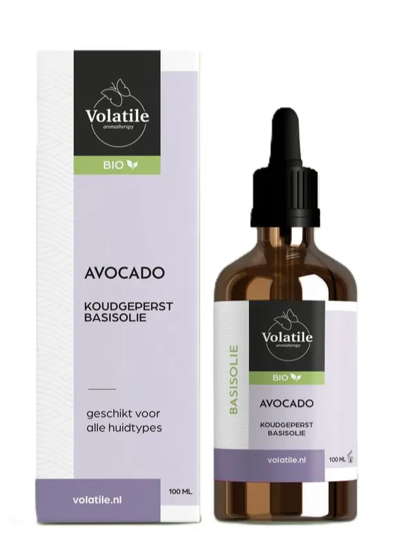 Volatile Avocado Koudgeperst Basisolie Bio (100 ml)