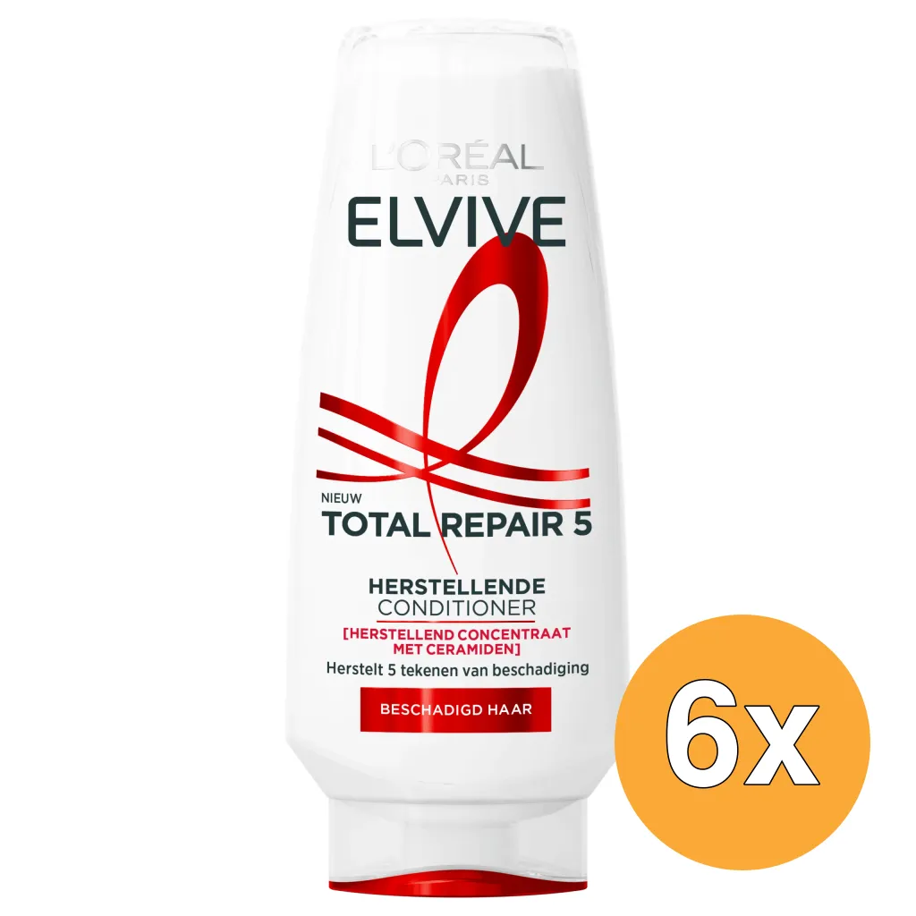 6x L'Oréal Paris Elvive Cremespoeling Total Repair 5 (200 ml)