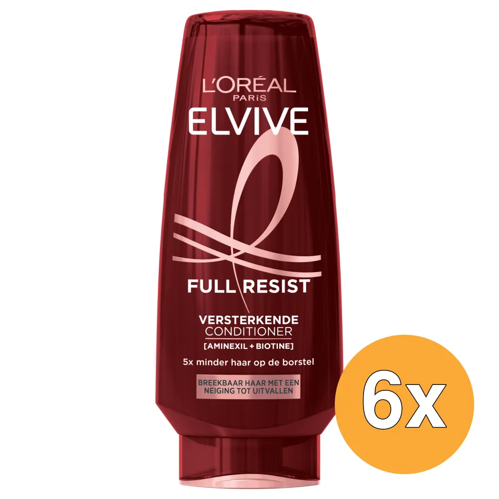 6x L'Oréal Paris Elvive Conditioner Full Resist Power (250 ml)