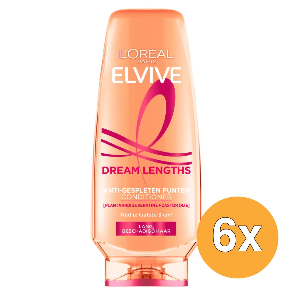 6x L'Oréal Paris Elvive Cremespoeling Dream Length (200 ml)