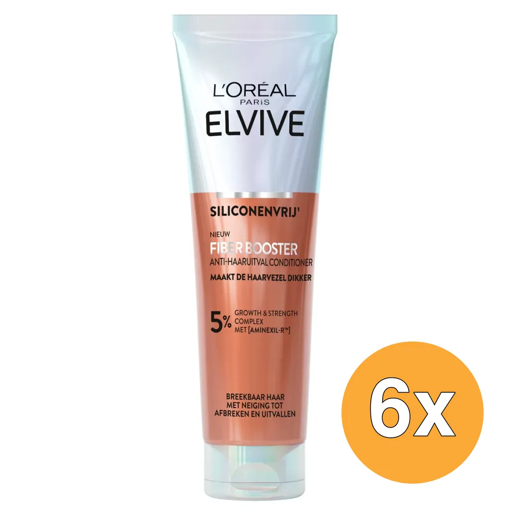 6x L'Oréal Paris Elvive Conditioner Growth Factor (150 ml)