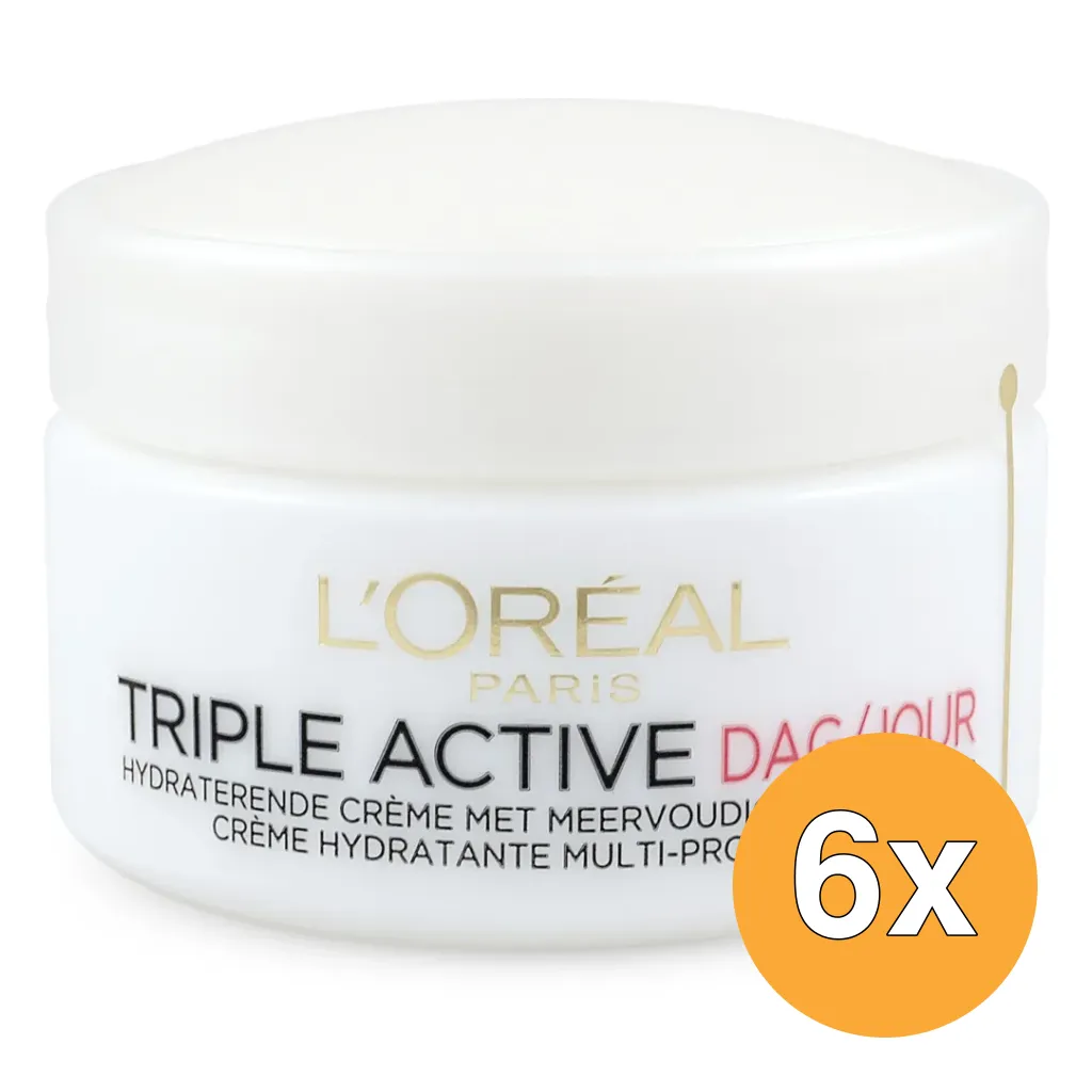 6x L'Oréal Paris Triple Active Dry Skin (50 ml)