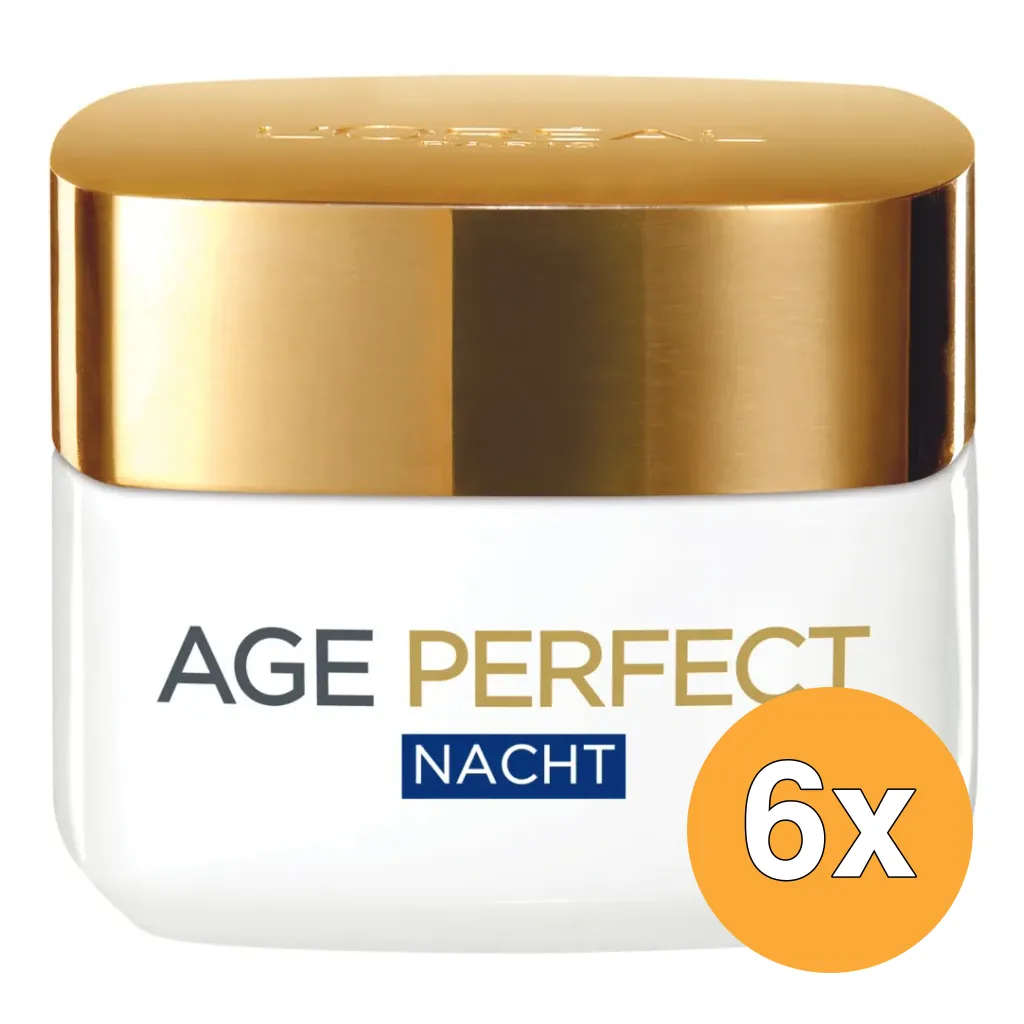 6x L'Oréal Paris Age Perfect Nachtcreme (50 ml)