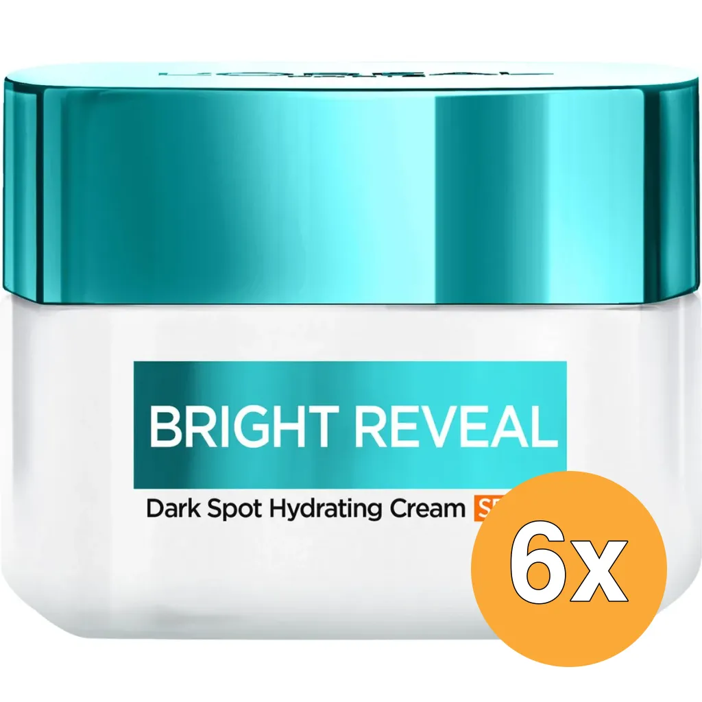 6x L'Oréal Paris Bright Reneal Dagcreme Niacinamide SPF 50 (50 ml)