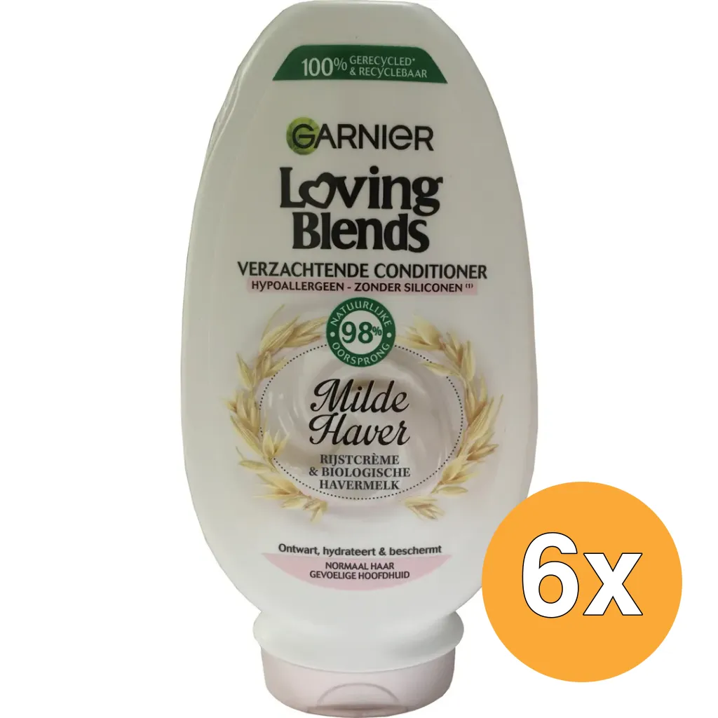 6x Garnier Loving Blends Conditioner Milde Haver (250 ml)