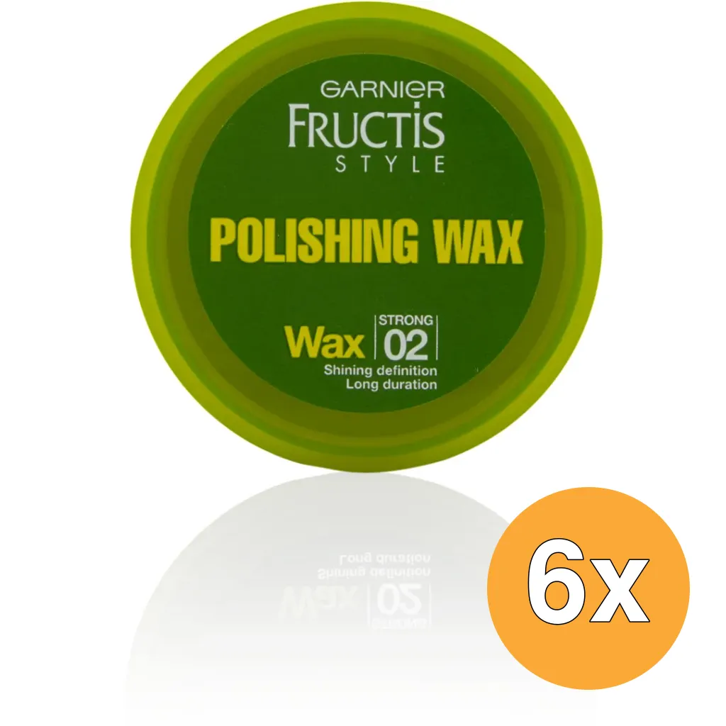 6x Garnier Fructis Style Polishing Wax (75 ml)