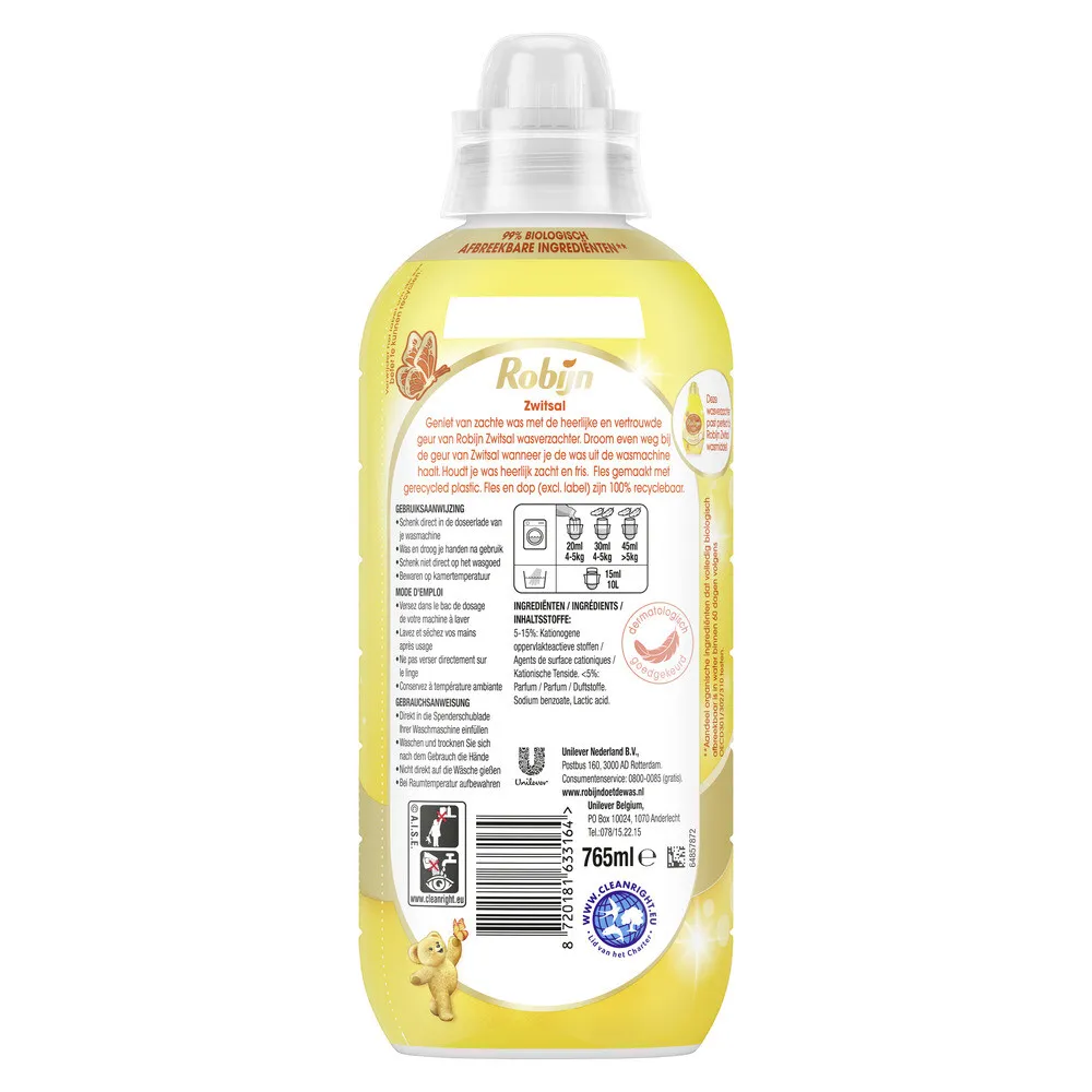 Robijn Wasverzachter Zwitsalgeur (765 ml)