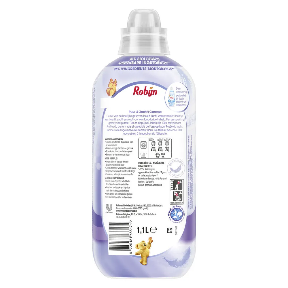 Robijn Wasverzachter Puur & Zacht (1100 ml)