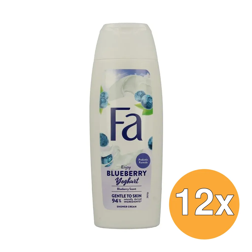 12x Fa Douche Blueberry Yoghurt (250 ml)