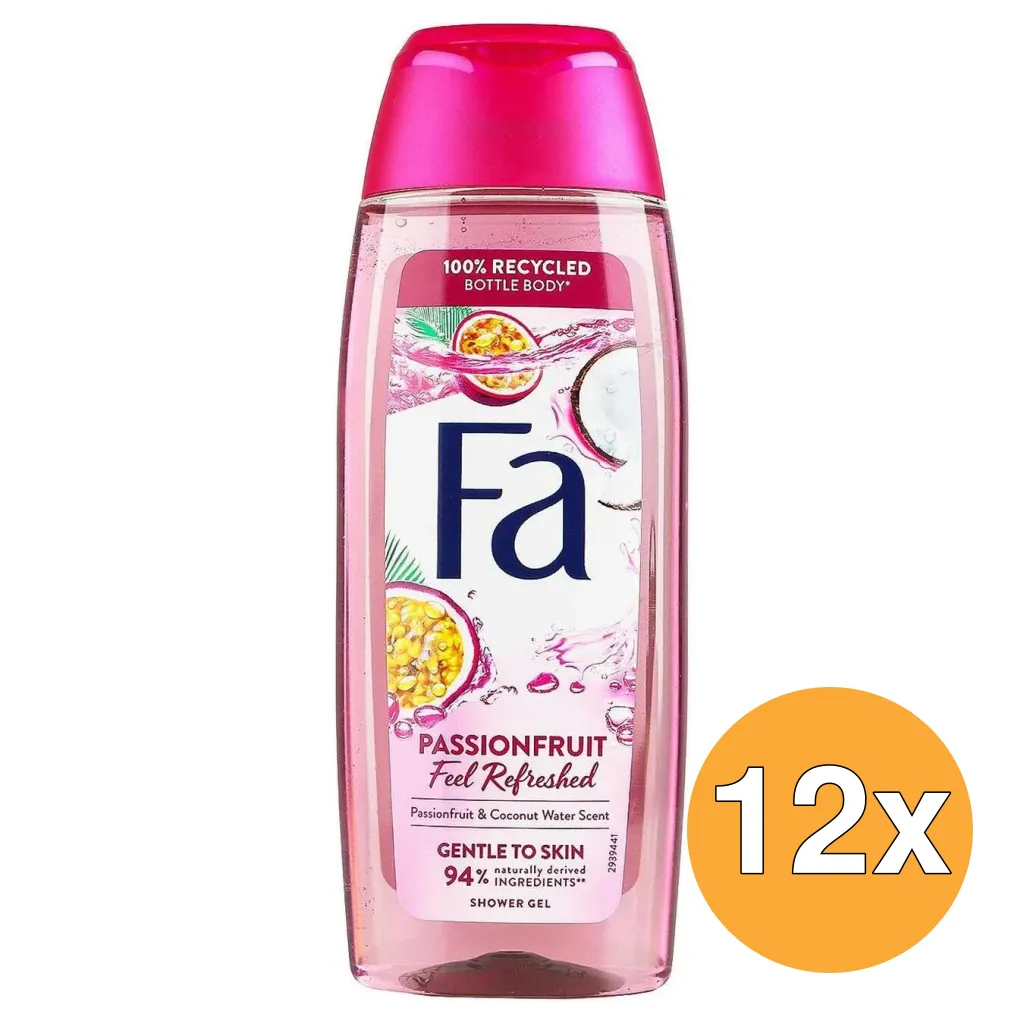 12x Fa Showergel passion fruit (250 ml)