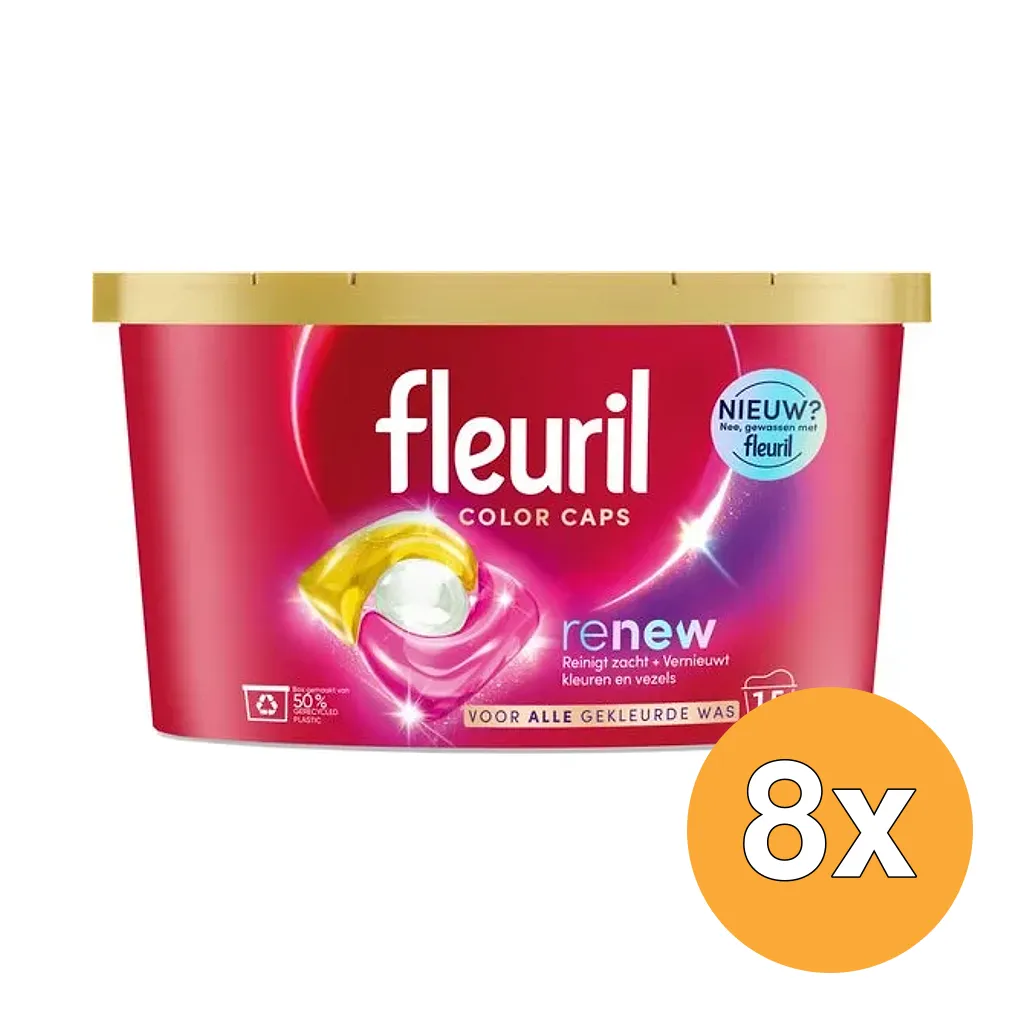 8x Fleuril Renew Color Caps (15 stuks)
