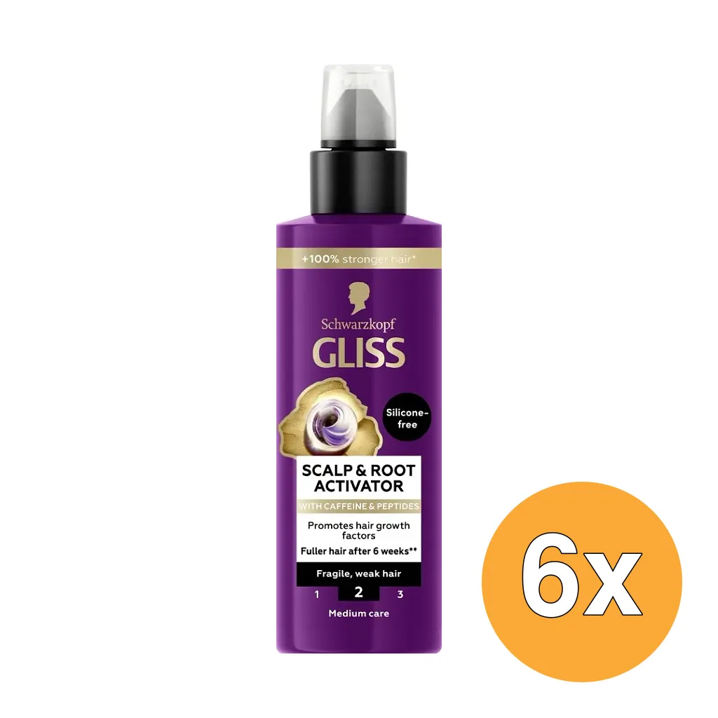 6x Gliss Kur Scalp Activator Full Hair (100 ml)