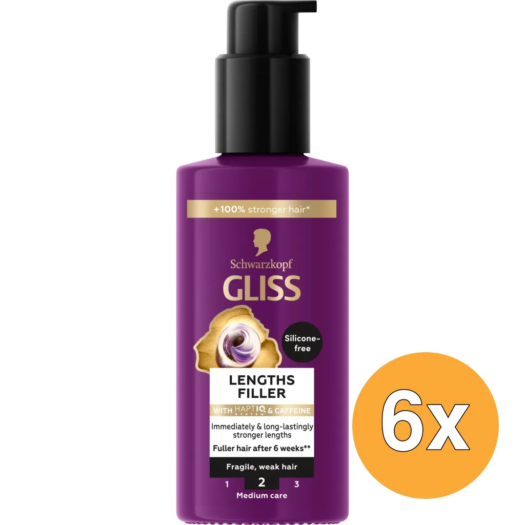 6x Gliss Kur Length Filler Full Hair (100 ml)