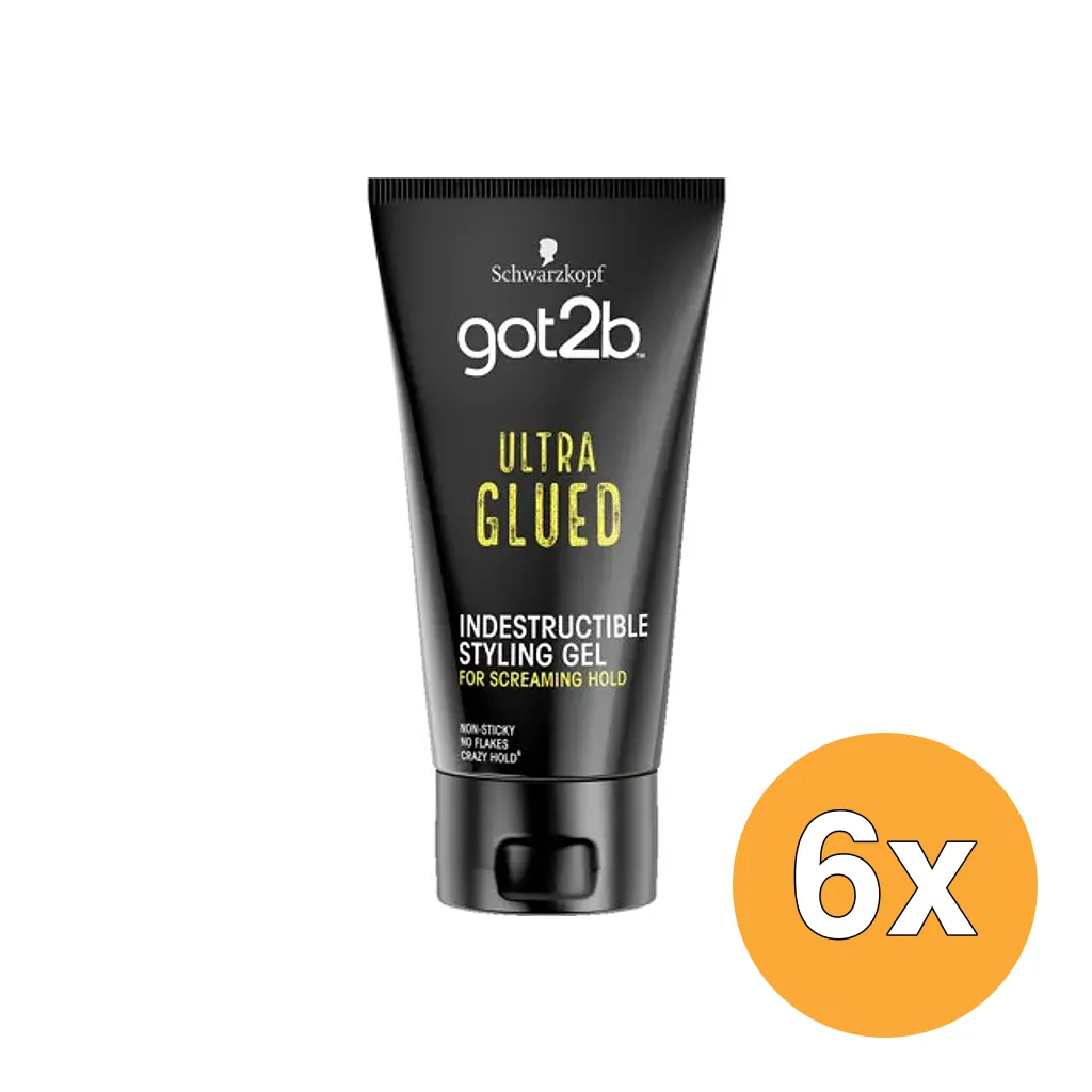 6x Got2B Ultra Glued Gel (150 ml)