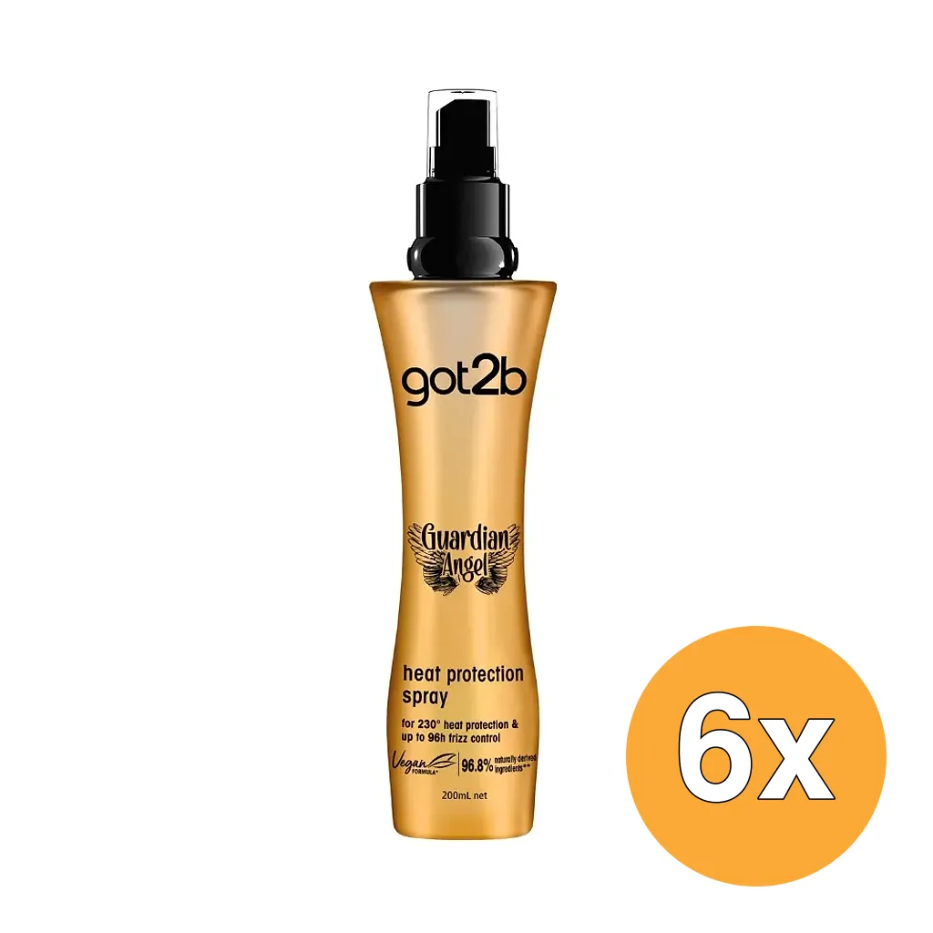 6x Got2B Heat Spray Guardian Angel (200 ml)