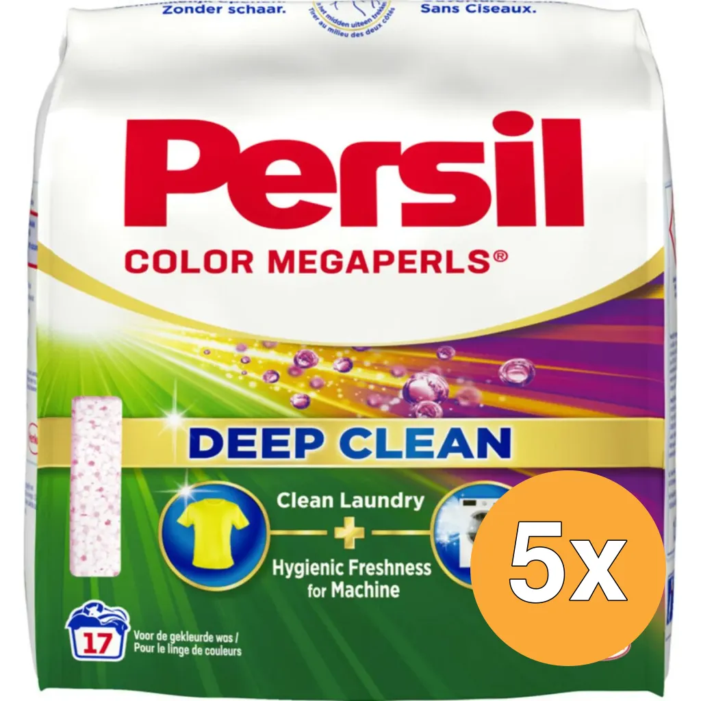 5x Persil Megaperls Color (17 capsules)