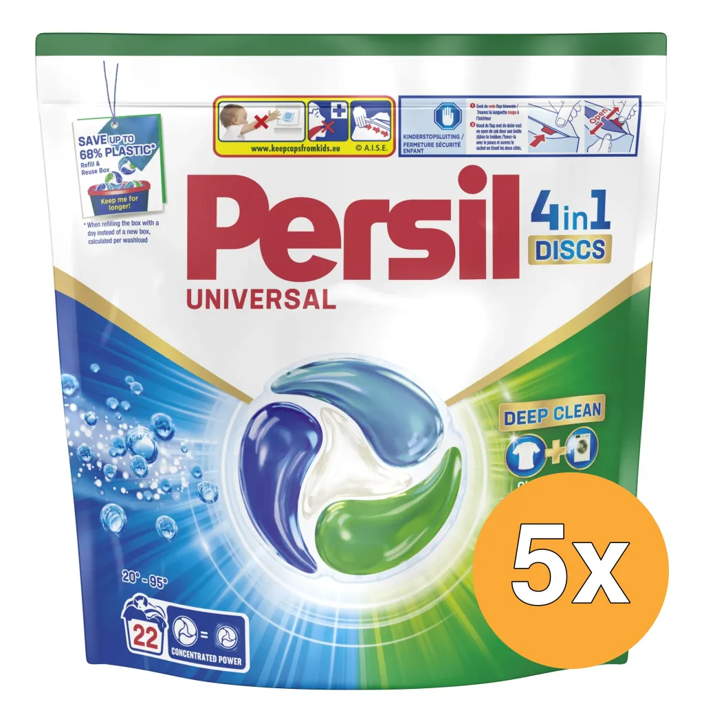 5x Persil Discs Universal 22 Wasbeurten (363 gr)