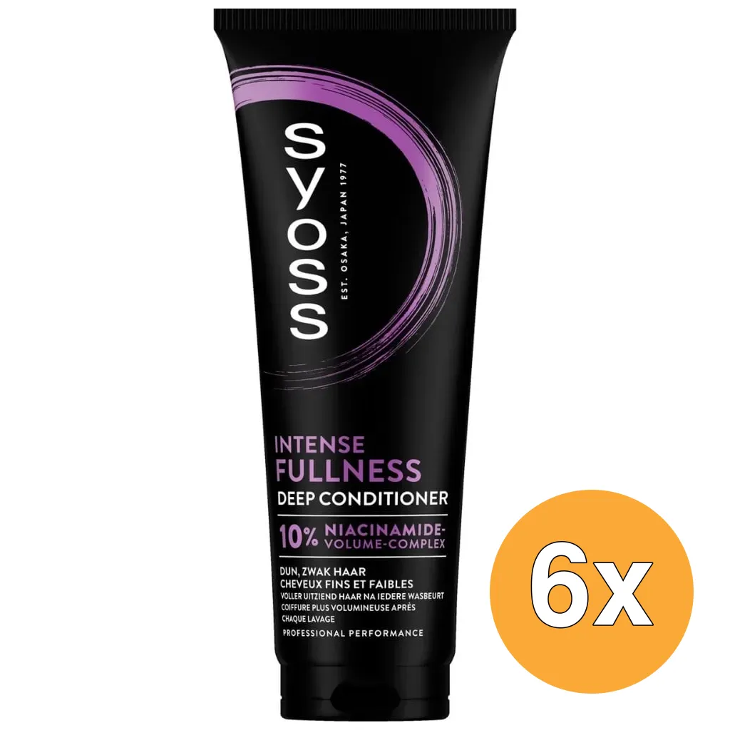 6x Syoss Conditioner Deep Intense Fullness (250 ml)
