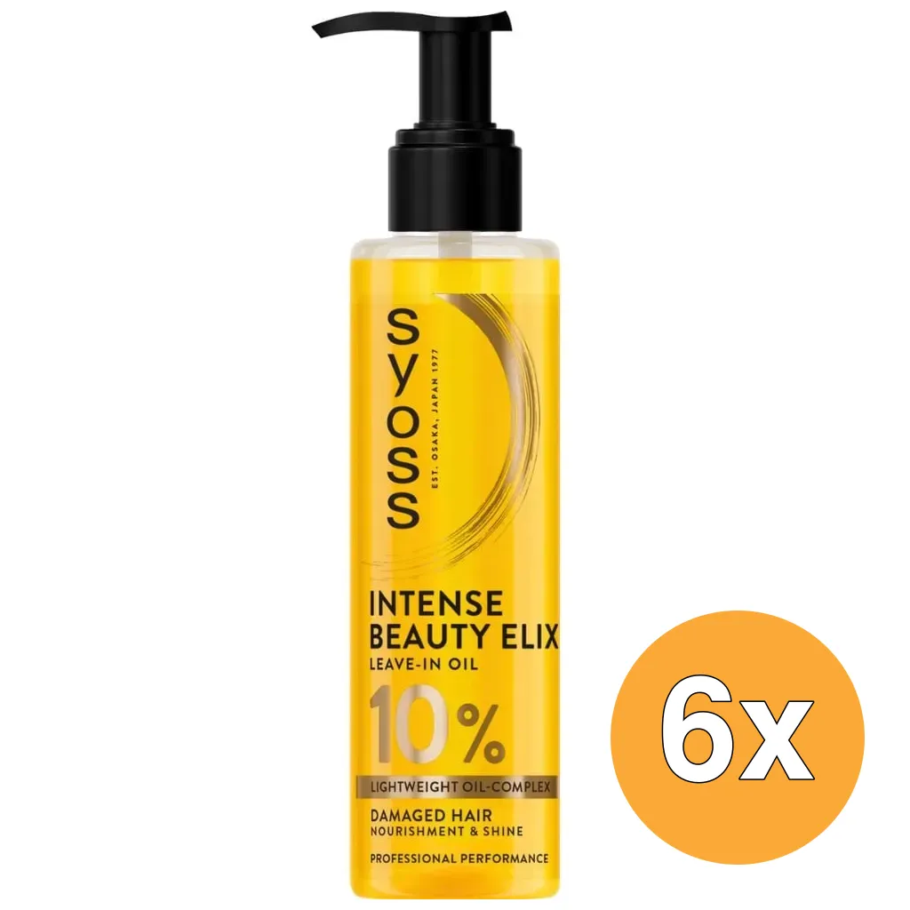 6x Syoss Beauty Elixir Intense Leave In Oil (100 ml)