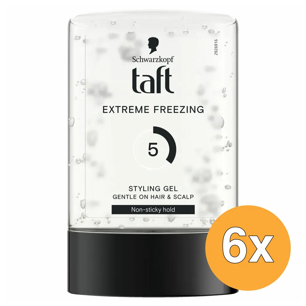 6x Taft Extreme Freezing Gel 5 (300 ml)