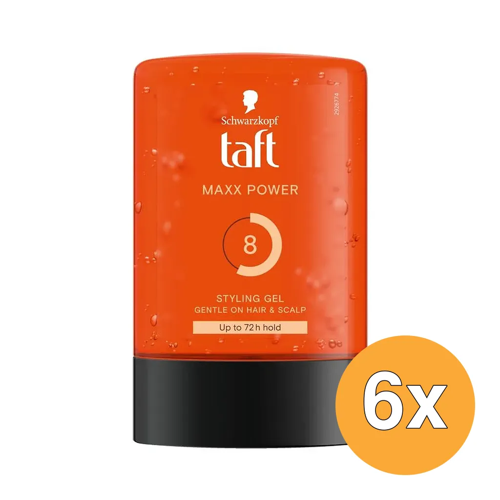 6x Taft Maxx Power Gel Flacon (300 ml)