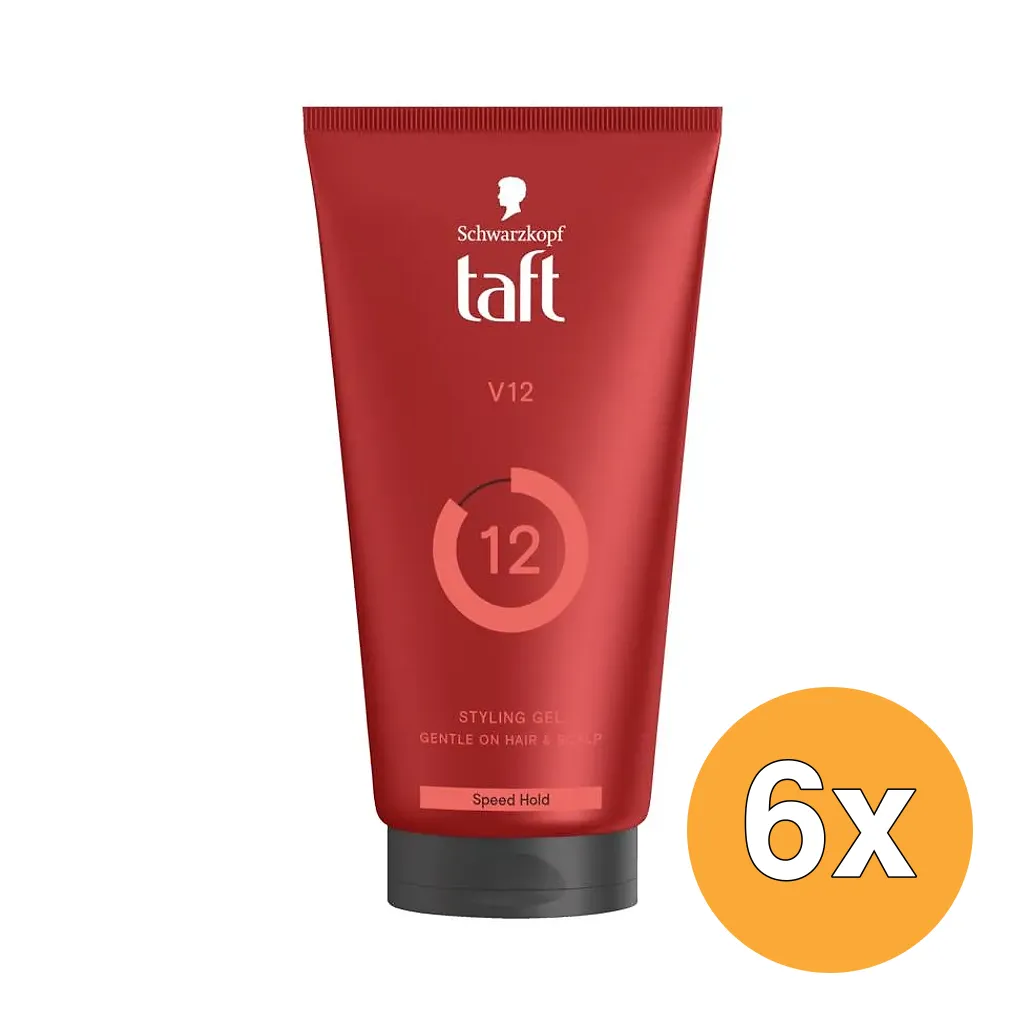 6x Taft V12 Power Gel (150 ml)