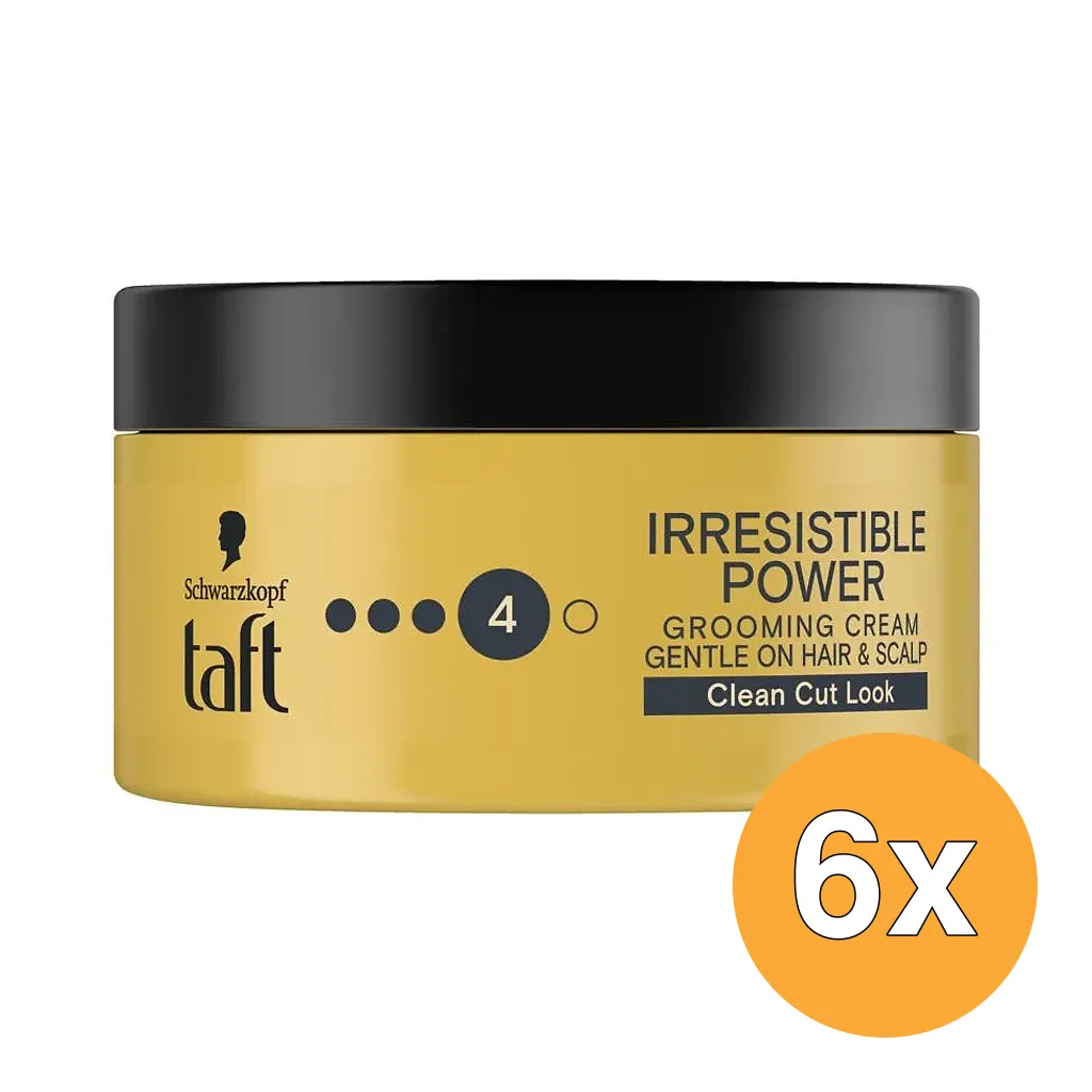 6x Taft Irresistible Powergrooming Cr Eam (100 ml)