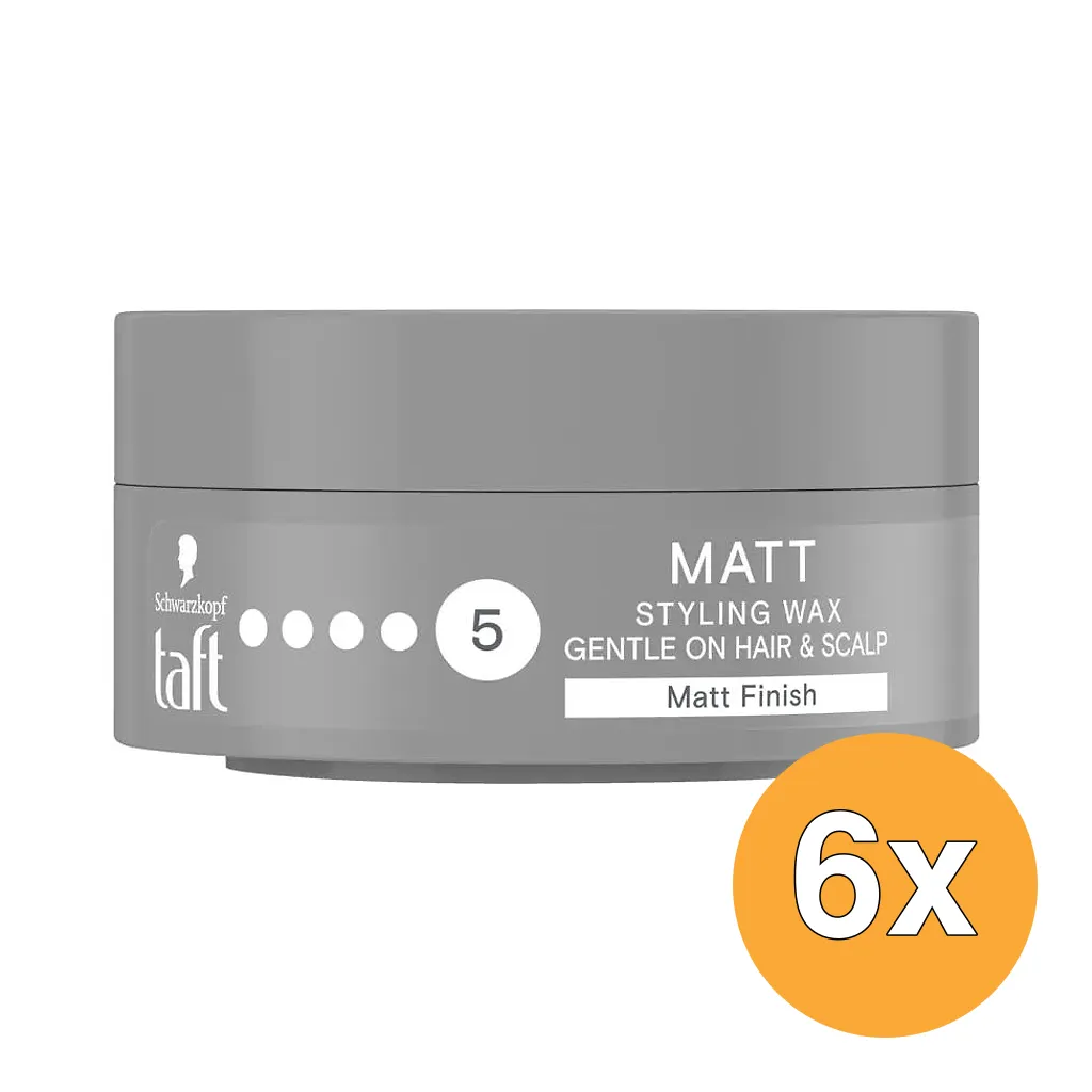 6x Taft Matt Wax (75 ml)