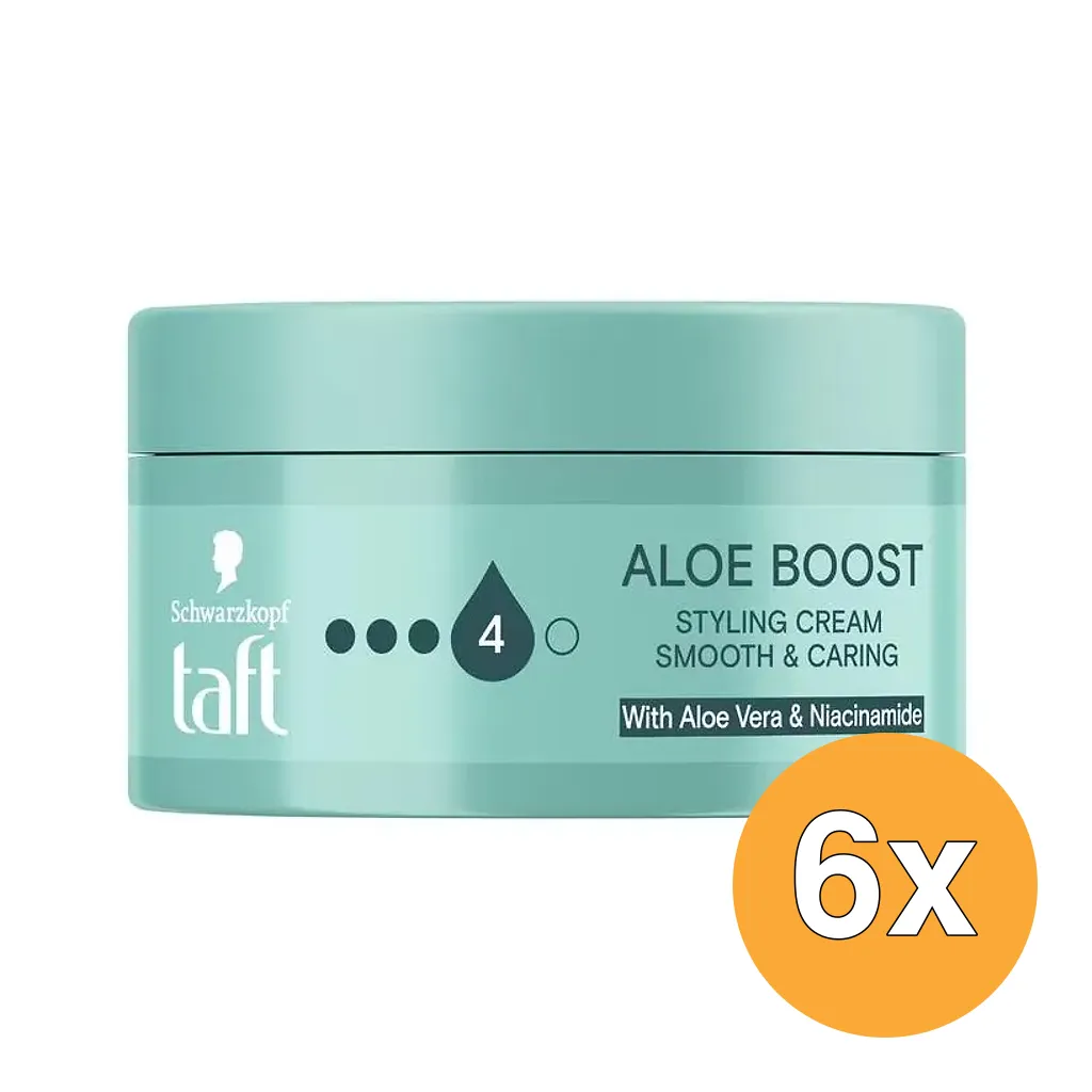 6x Taft Cream Aloe (100 ml)