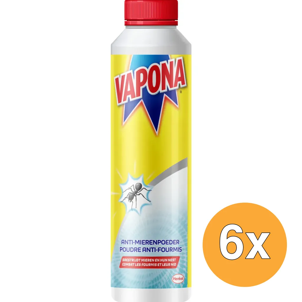 6x Vapona Anti Mieren Poeder (150 gr)