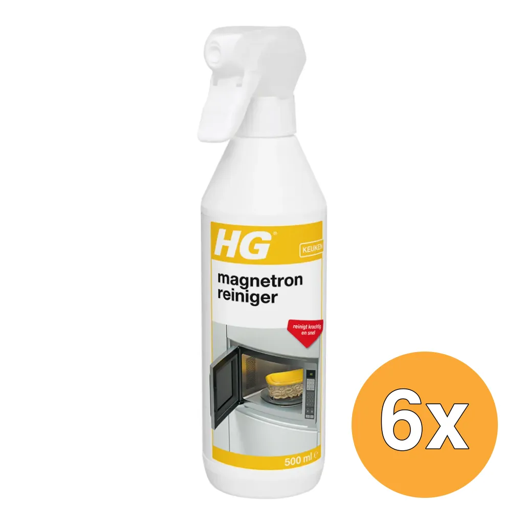 6x HG Magnetronreiniger (500 ml)