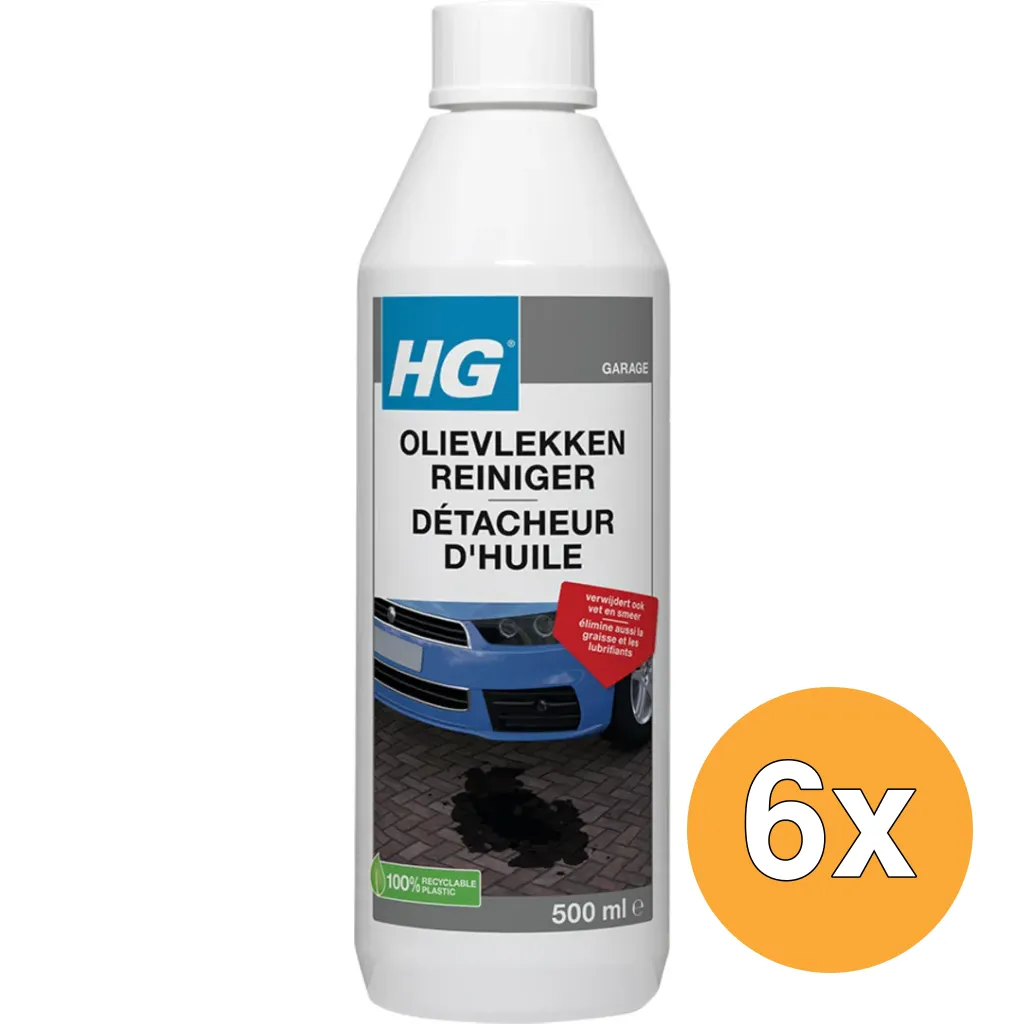 6x HG Olievlekkenreiniger (500 ml)