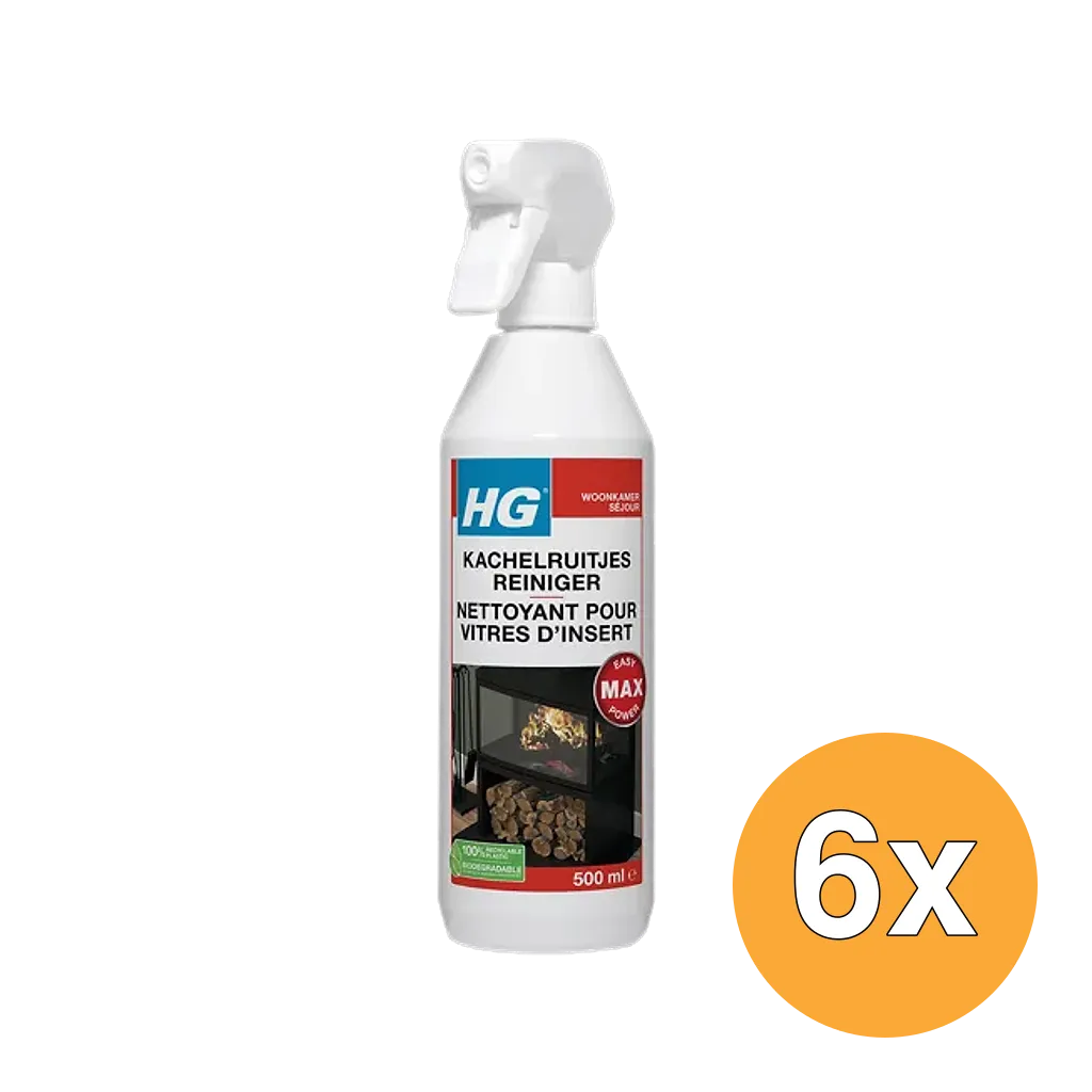6x HG Kachelruitjesreiniger (500 ml)