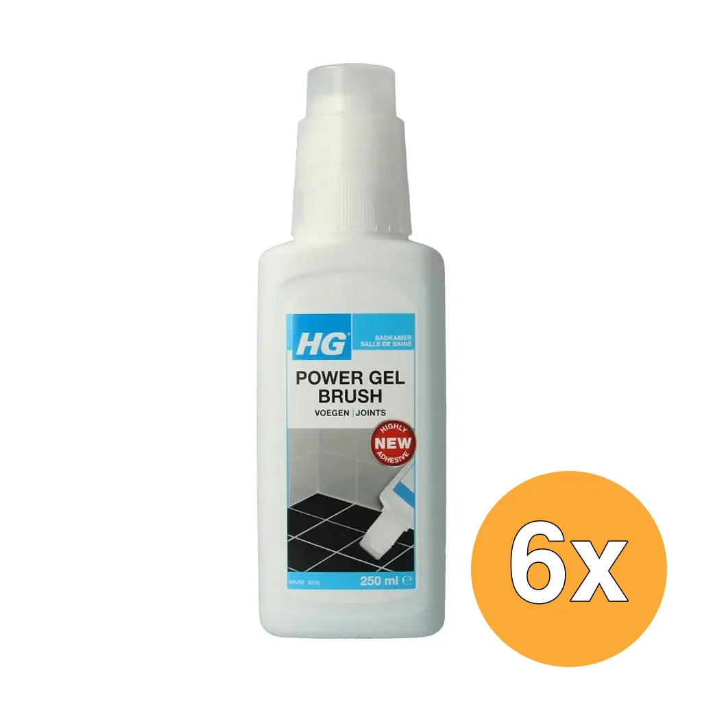 6x HG Power Gel Brush Voegen (250 ml)