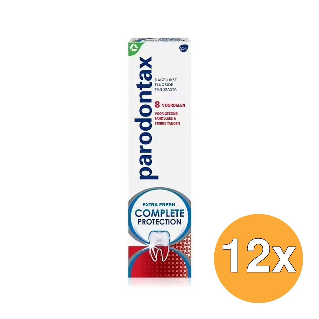 12x Parodontax Tandpasta Complete Protection Extra Fresh (75 ml)