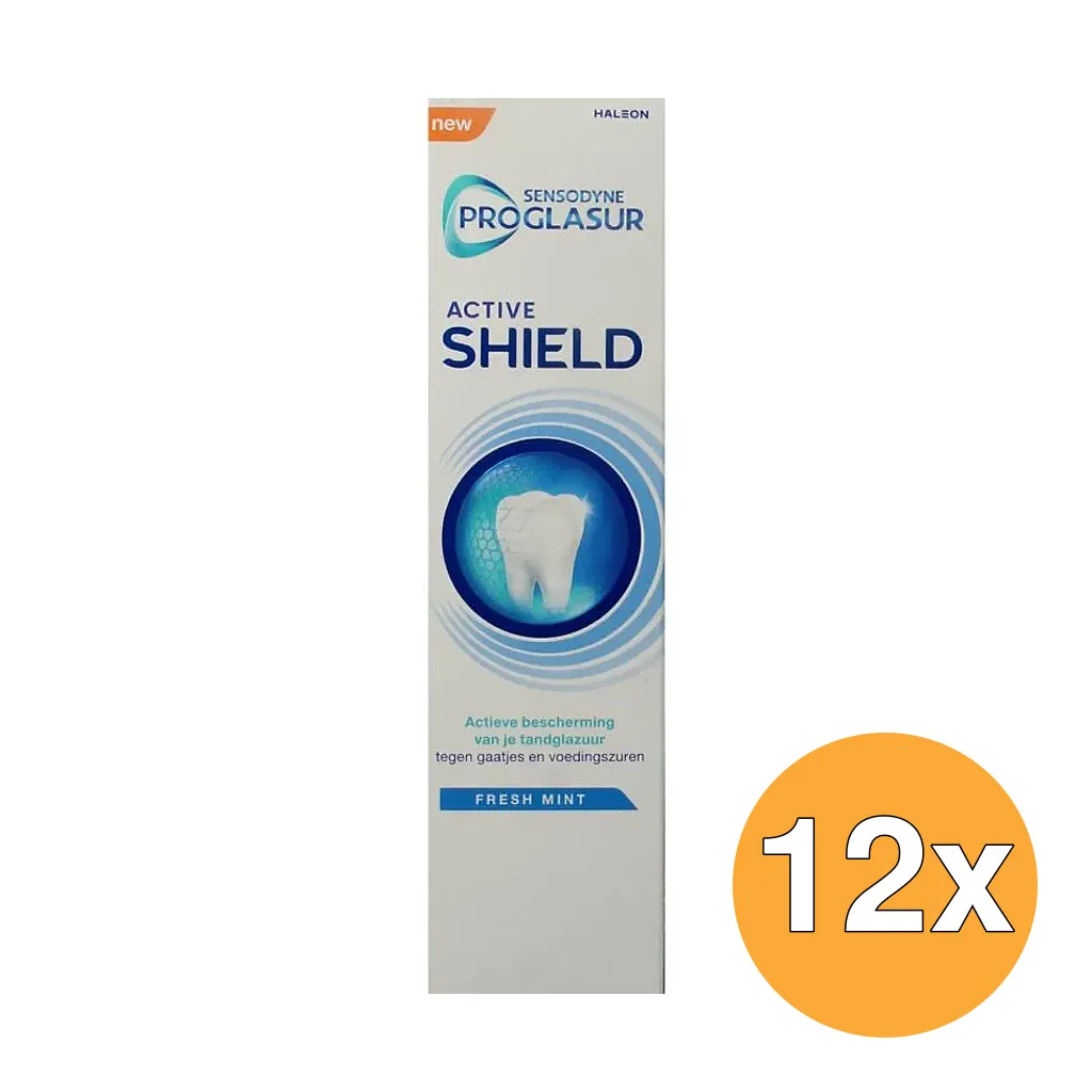 12x Sensodyne Proglasur Fresh Mint (75 ml)