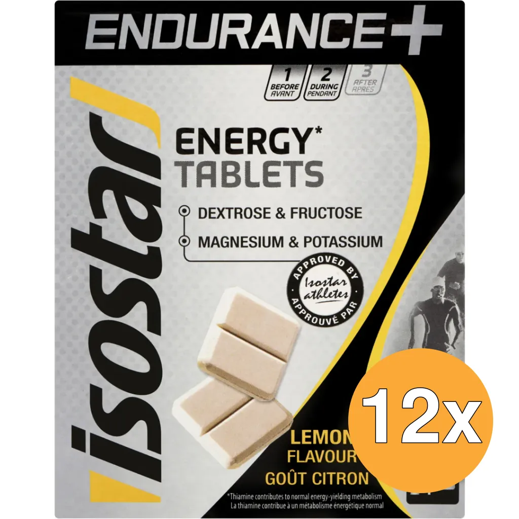 12x Isostar Energy Tabs Lemon (96 gr)