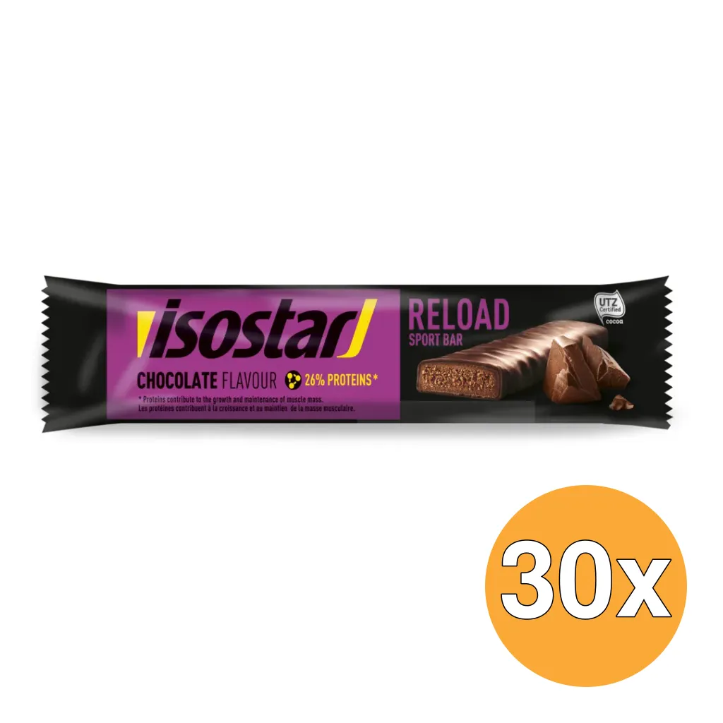 30x Isostar Reload Sport Bar (40 gr)