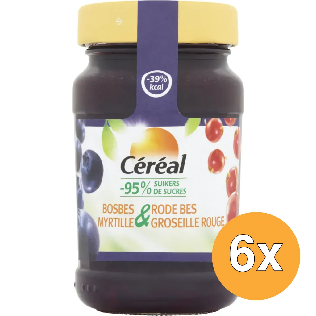 6x Céréal Fruit bosbes/rode bes (270 gr)