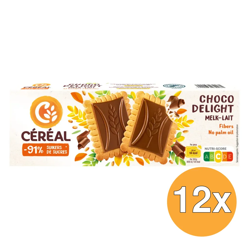 12x Céréal Choco delight melk (126 gr)
