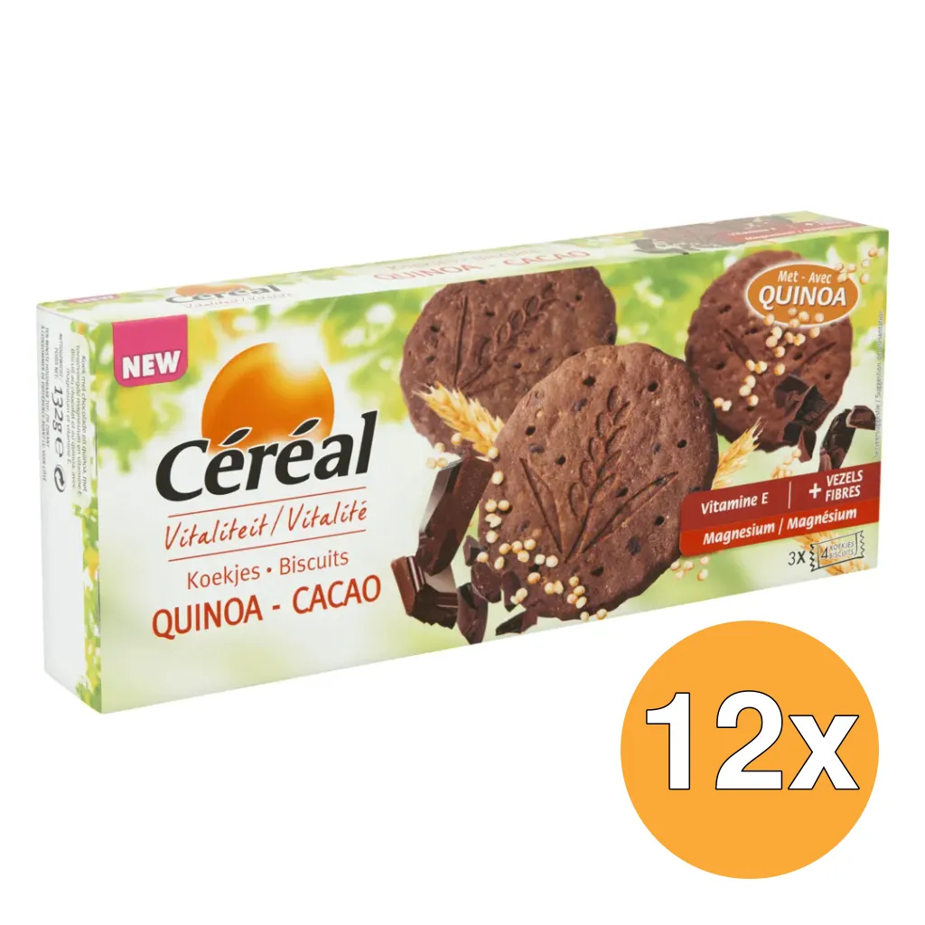 12x Céréal Koek Quinoa Cacao (1 Set)