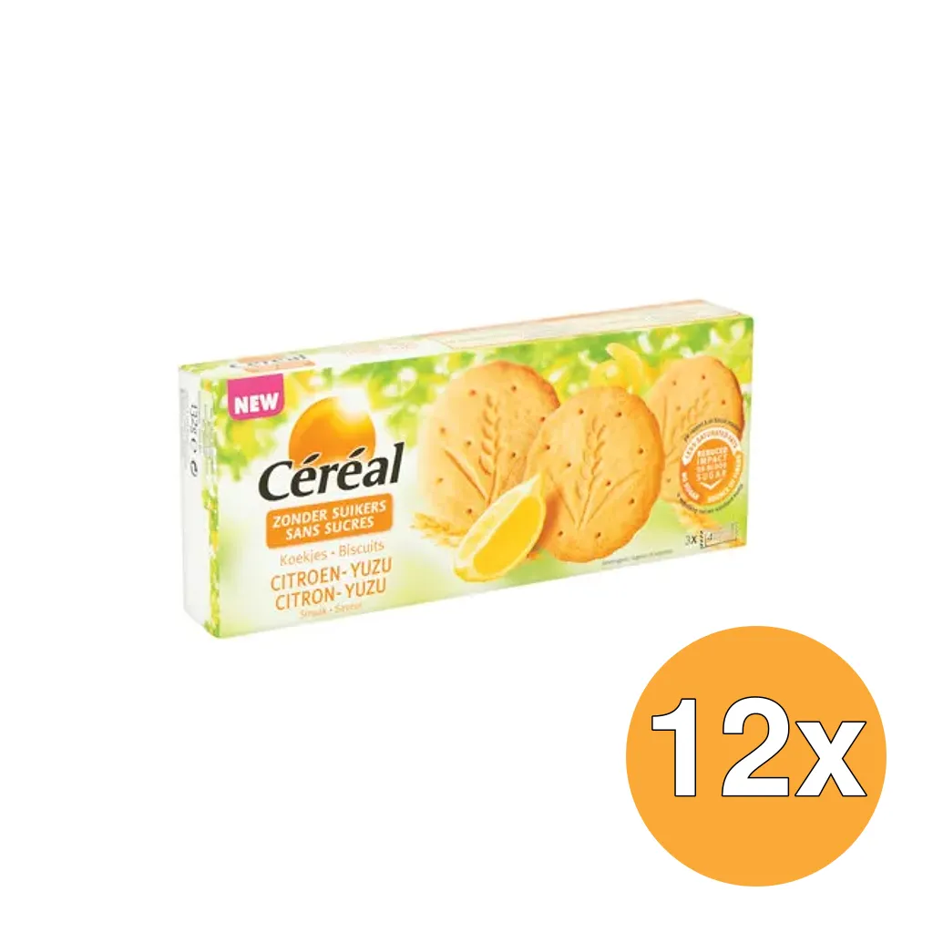 12x Céréal Koek citroen yuzu (132 gr)