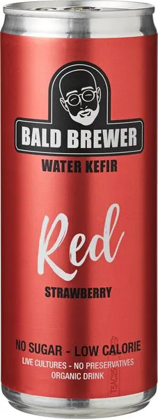 Bald Brewer Waterkefir Aardbei (250 ml)