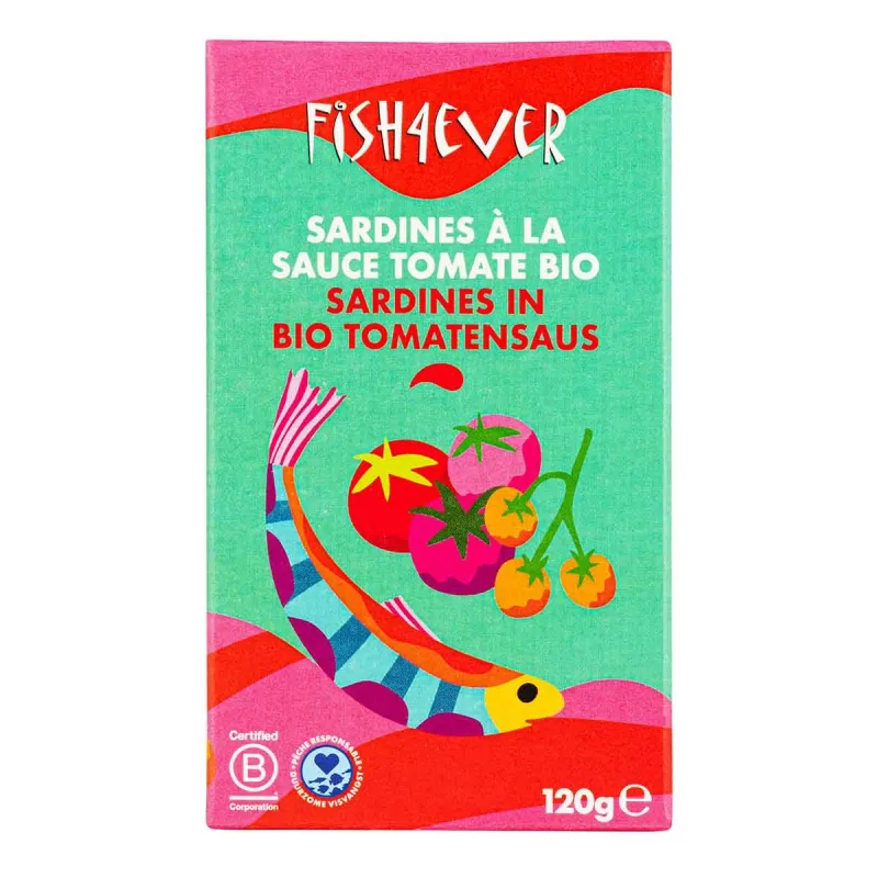 Fish 4 Ever Sardines in Tomatensaus (120 gr)
