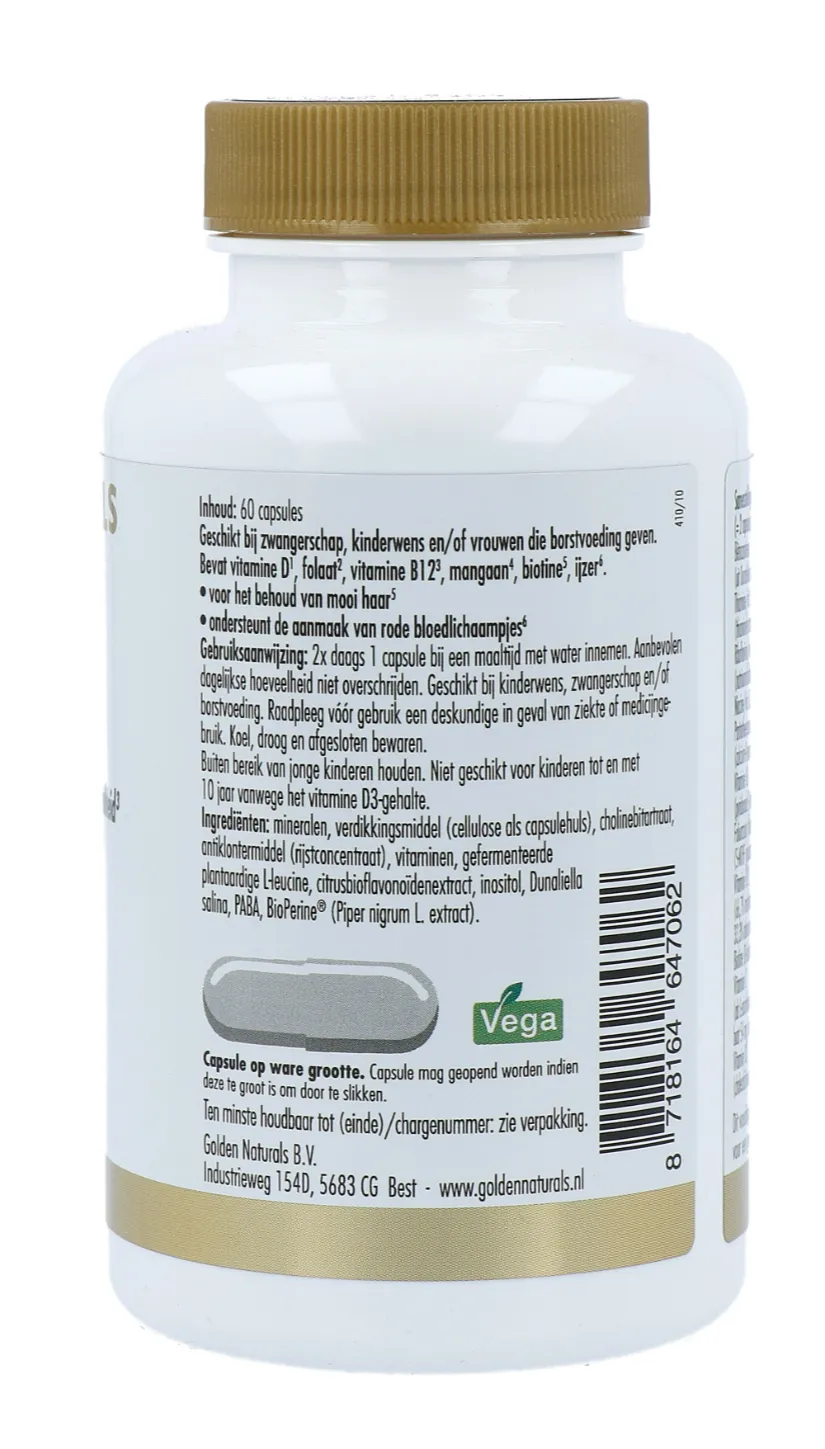 Golden Naturals Multi Mama Capsules (60 vegetarische capsules)