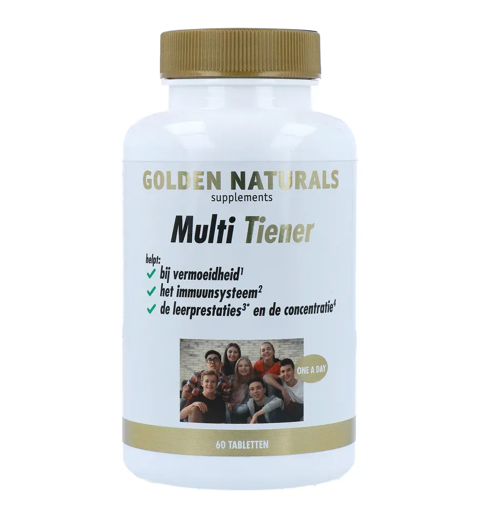 Golden Naturals Multi Tiener Tabletten (60 tabletten)