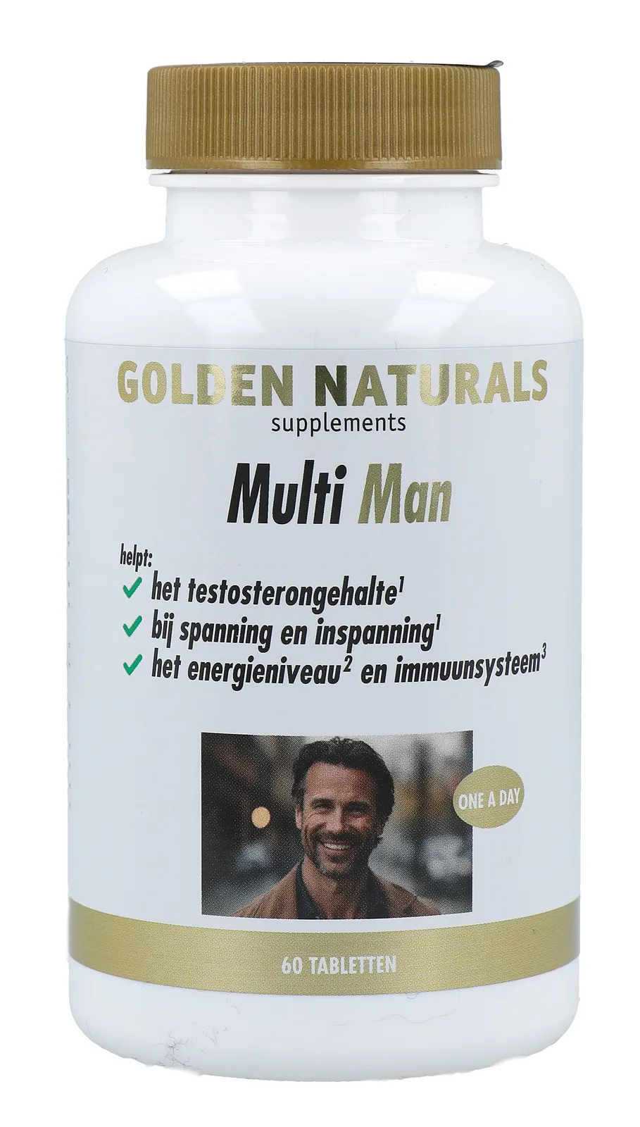 Golden Naturals Multi Man Tabletten (60 vegetarische tabletten)