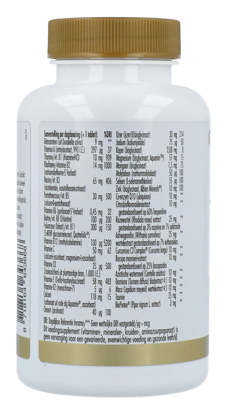 Golden Naturals Multi Energy Tabletten (60 vegetarische tabletten) - image 2